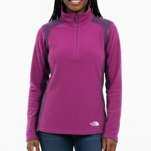 The North Face Pink Fleece Quarter Zip | Women’s XS | Lightweight Layer